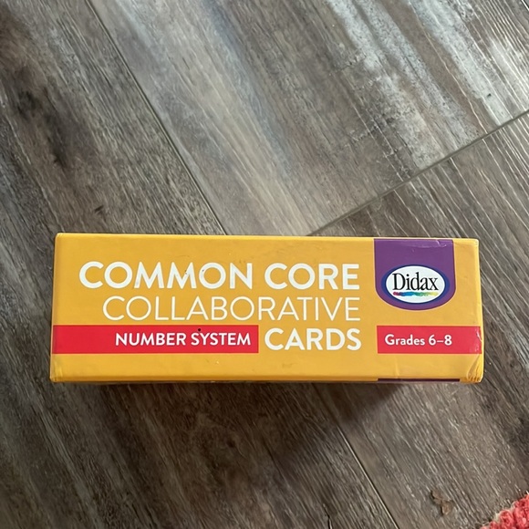 Didax common core collaborative cards number systems 6-8 grade - Picture 2 of 6